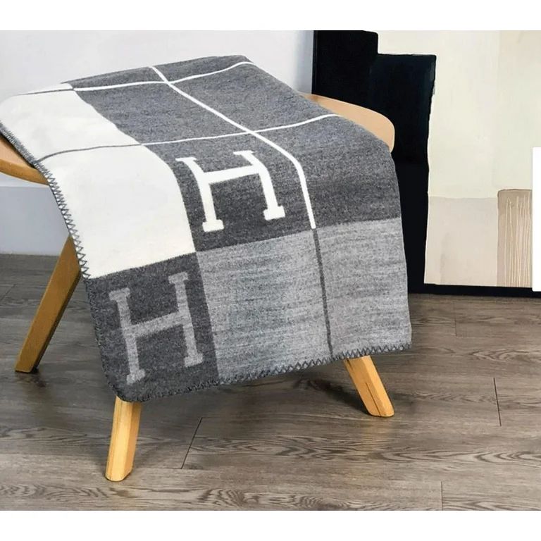 Walmart Blanket, Letter H wool blanket Thick Warm Outdoor lunch Blanket | Walmart (US)