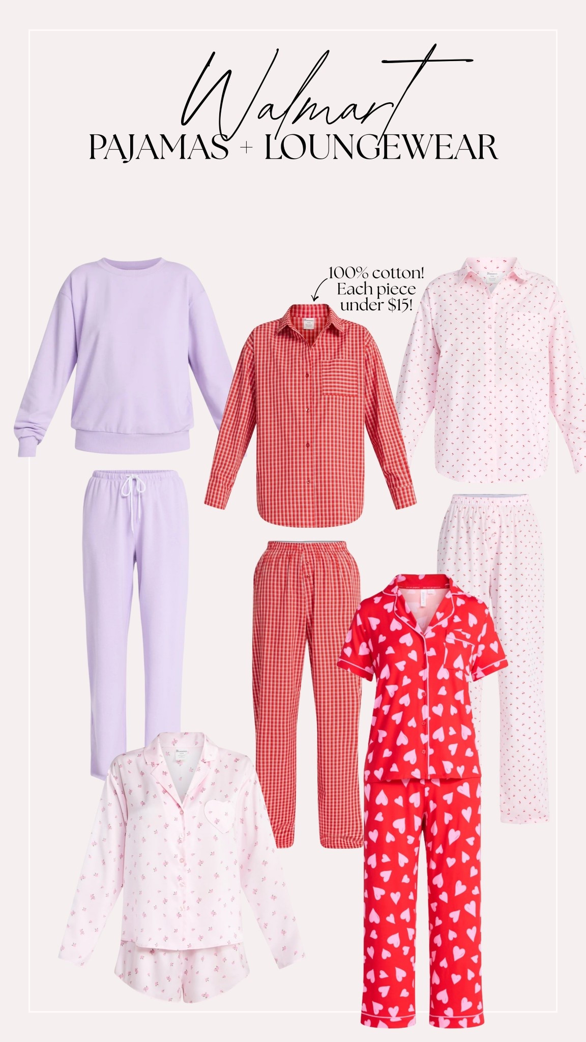 Walmart pajamas and loungewear! Perfect for Valentine’s Day! 

#walmartpartner #walmartstyle @walmartstyle #pajamas #loungewear #valentinesday #walmart 

#LTKmomlife #LTKOver40 #LTKSeasonal