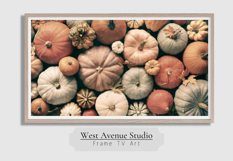 Fall Tv Art Samsung Frame TV Art Fall Decor Halloween - Etsy | Etsy (US)