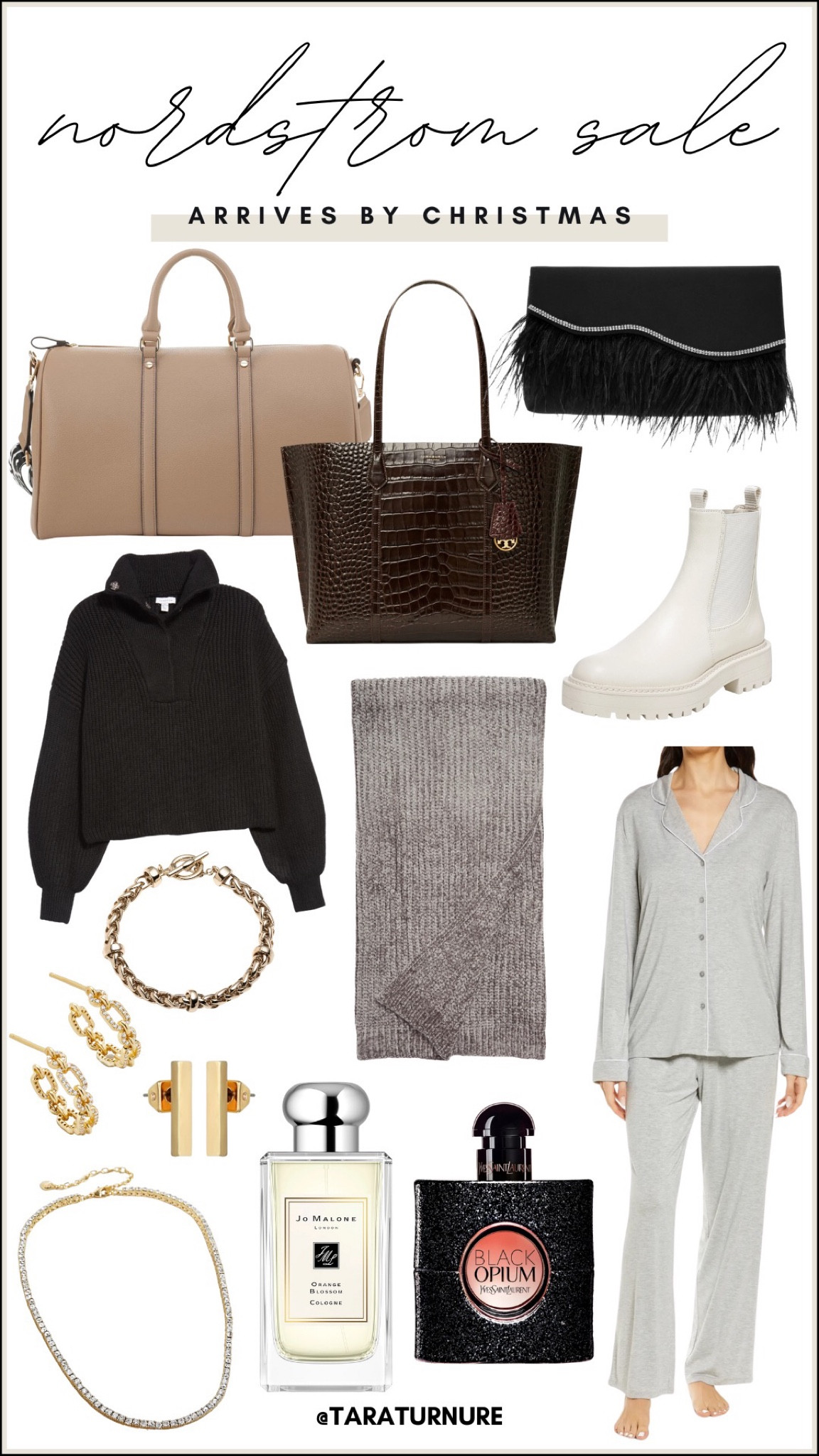 Nordstrom sale - last minute Christmas gifts - cashmere blanket - perfume - jo Malone - black opium - gold accessories - Tory Burch - bauble bar 

#LTKFind #LTKstyletip #LTKsalealert