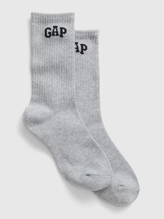 Gap Logo Quarter Crew Athletic Socks | Gap (US)