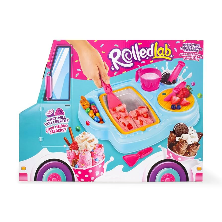 Food Truck Ice Cream Roll Maker Tray – DIY Rolled Ice Cream Maker Set for Kids & Adults – No ... | Amazon (US)