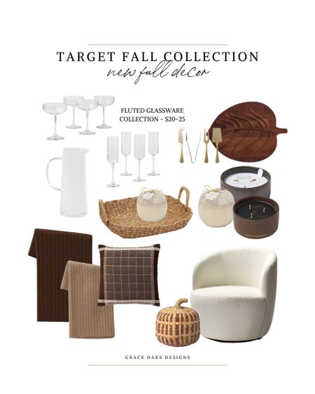 target fall decor — new arrivals! 

target fall dining. Fall tablescape. Fall dining. Fall throws. Fall pillows. Boucle chair. Accent chair. Boucle. Living room. Charcuterie board. Thanksgiving dining. Thanksgiving table. Fall table. Fall candles. Ribbed barware. Ribbed glassware. Brown throw pillow. Brown throw blanket. Plaid throw pillow. Pumpkins. Rattan pumpkin  

#LTKfindsunder50 #LTKSeasonal #LTKhome