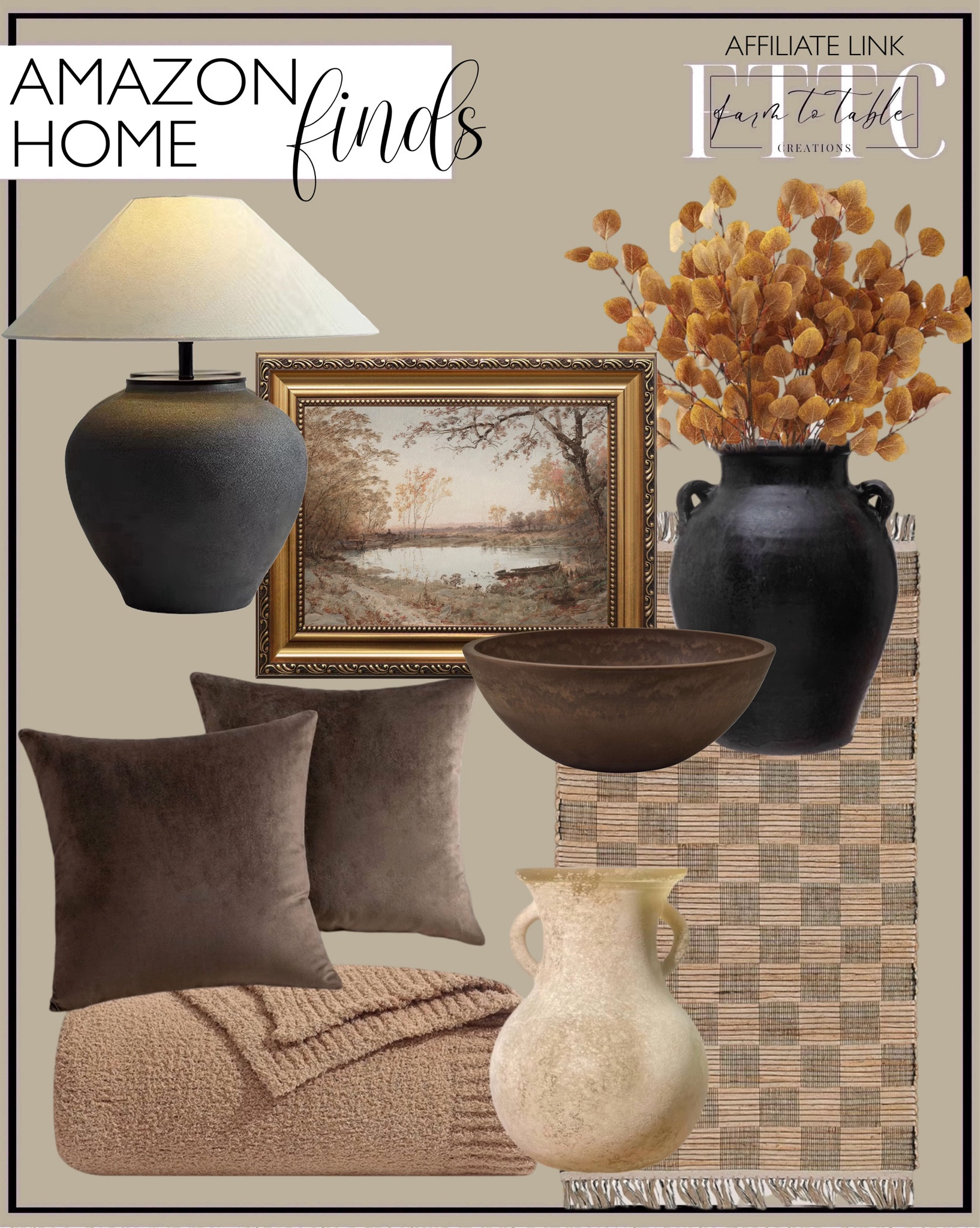 Fall Amazon Home Finds. Follow @farmtotablecreations on Instagram for more inspiration.

Amazon Prime Big Day Deals  Rustic Table Lamp. Vintage Still Life. Decorative Throw Pillows. Large Weathered Vase. Decorative Bowl. Faux Fall Eucalyptus Stems. Jute Natural Area Rug. Decorative Vase. Cozy Home Decor. Fall Home Decor. Amazon Home Finds.




#LTKSaleAlert #LTKxPrimeDay #LTKHome