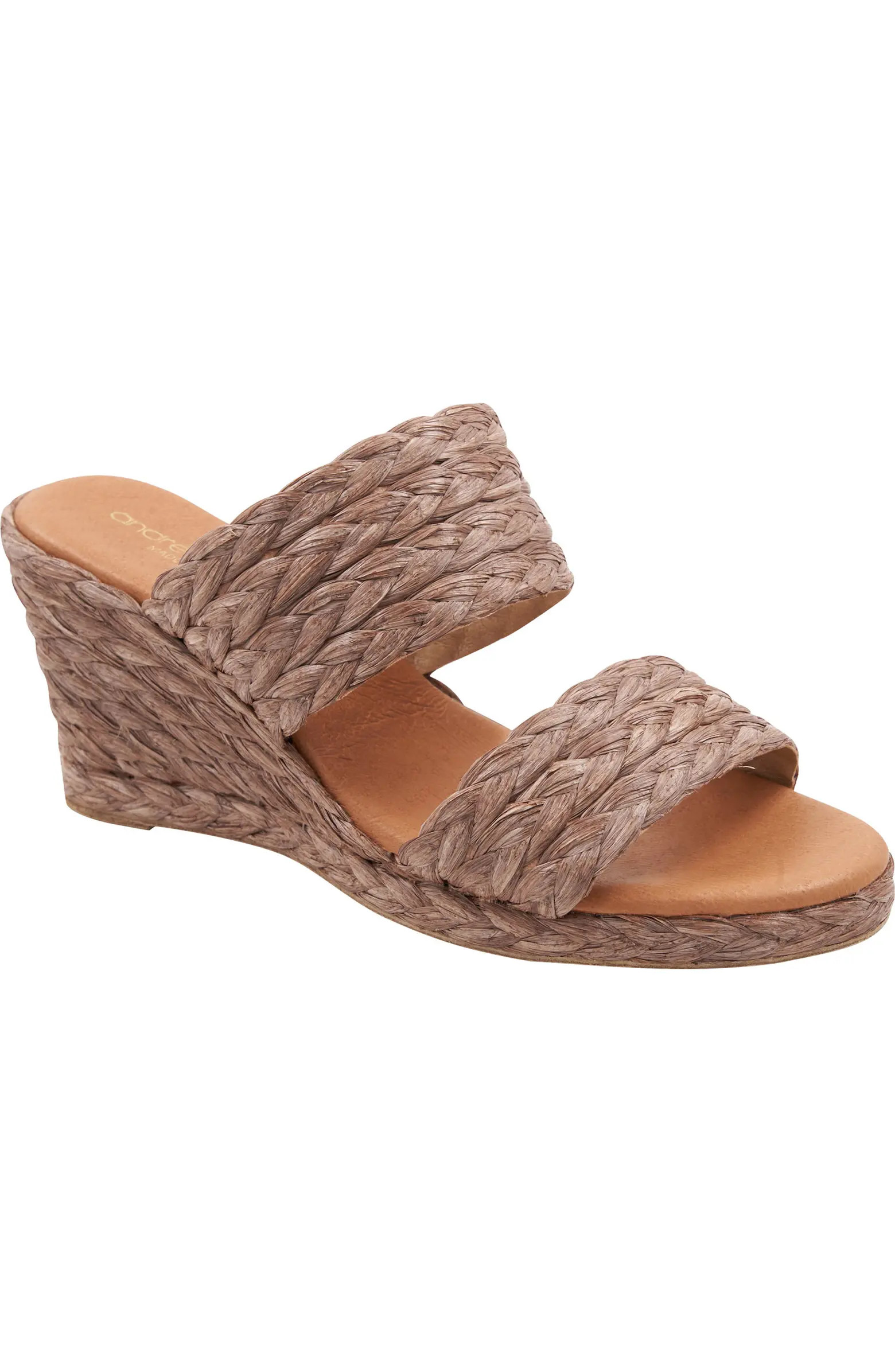 Nolita Raffia Wedge Slide Sandal (Women) | Nordstrom Rack