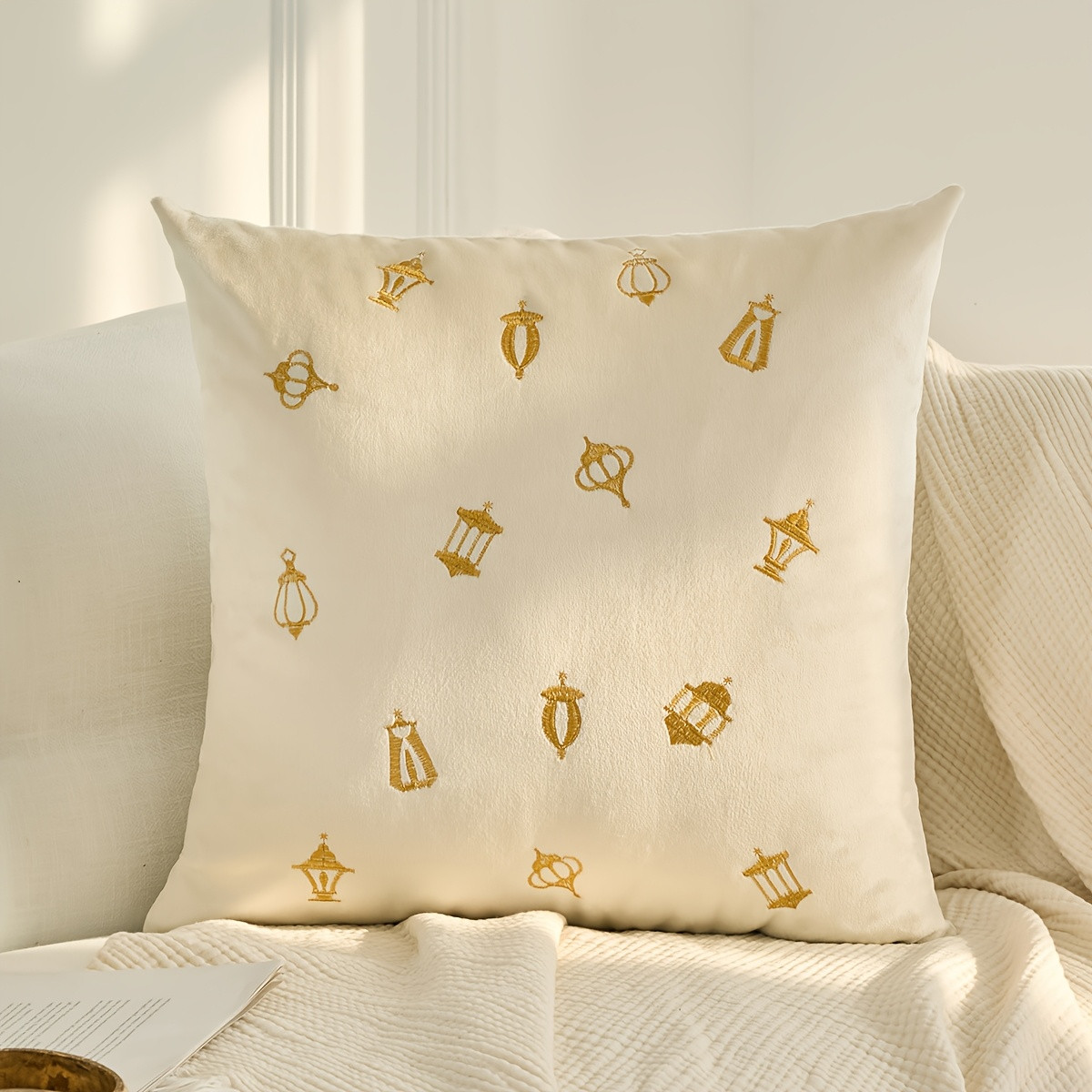 ramadan velvet embroidery pillowcase   star - Temu | Temu Affiliate Program