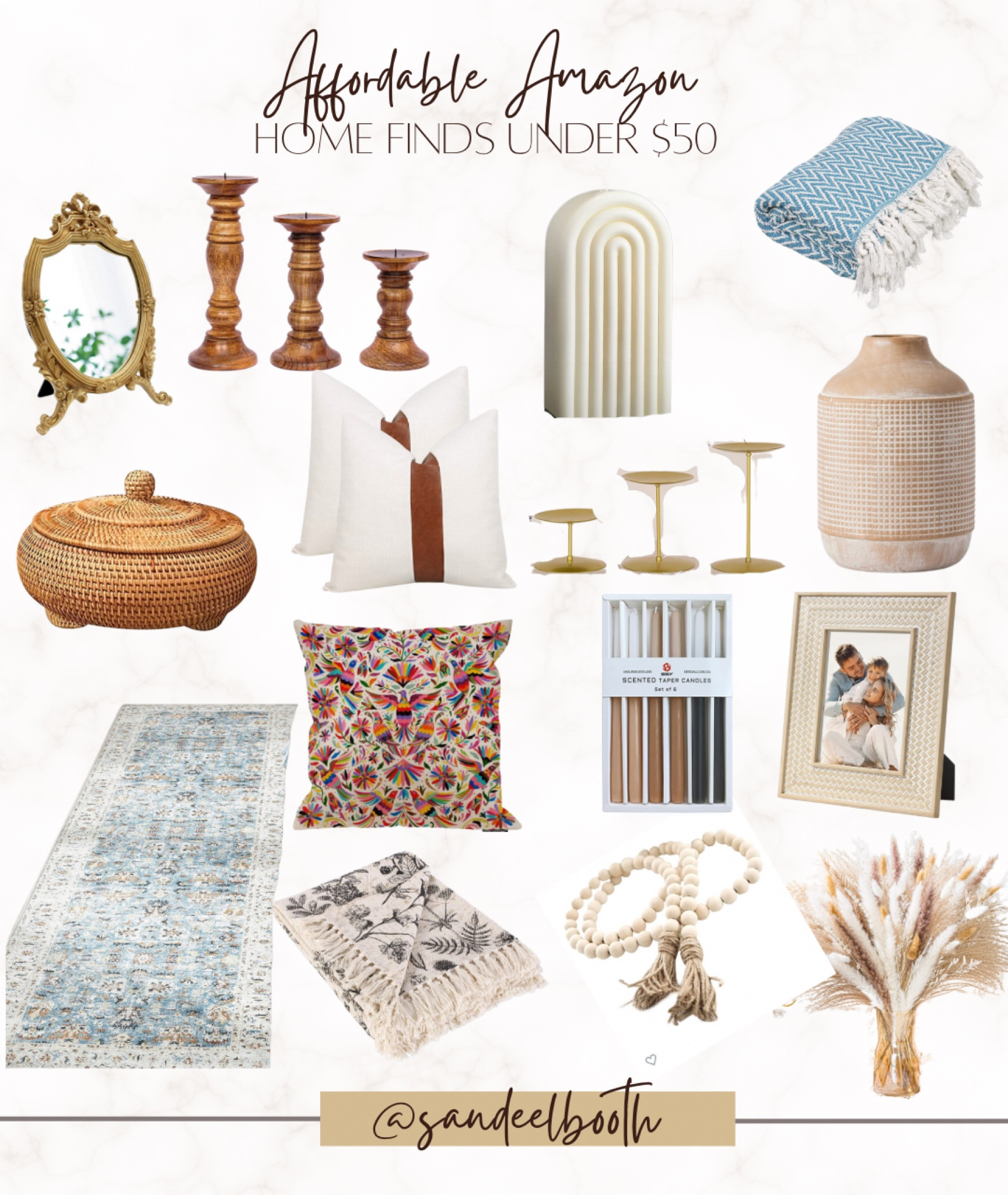 Affordable Amazon home decor finds under $40. So many fabulous coastal, boho and midcentury finds. 

#LTKunder50 #LTKhome #LTKsalealert