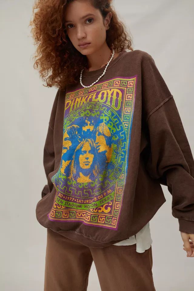 Pink Floyd 1977 Tour Crew Neck Sweatshirt | Urban Outfitters (US and RoW)