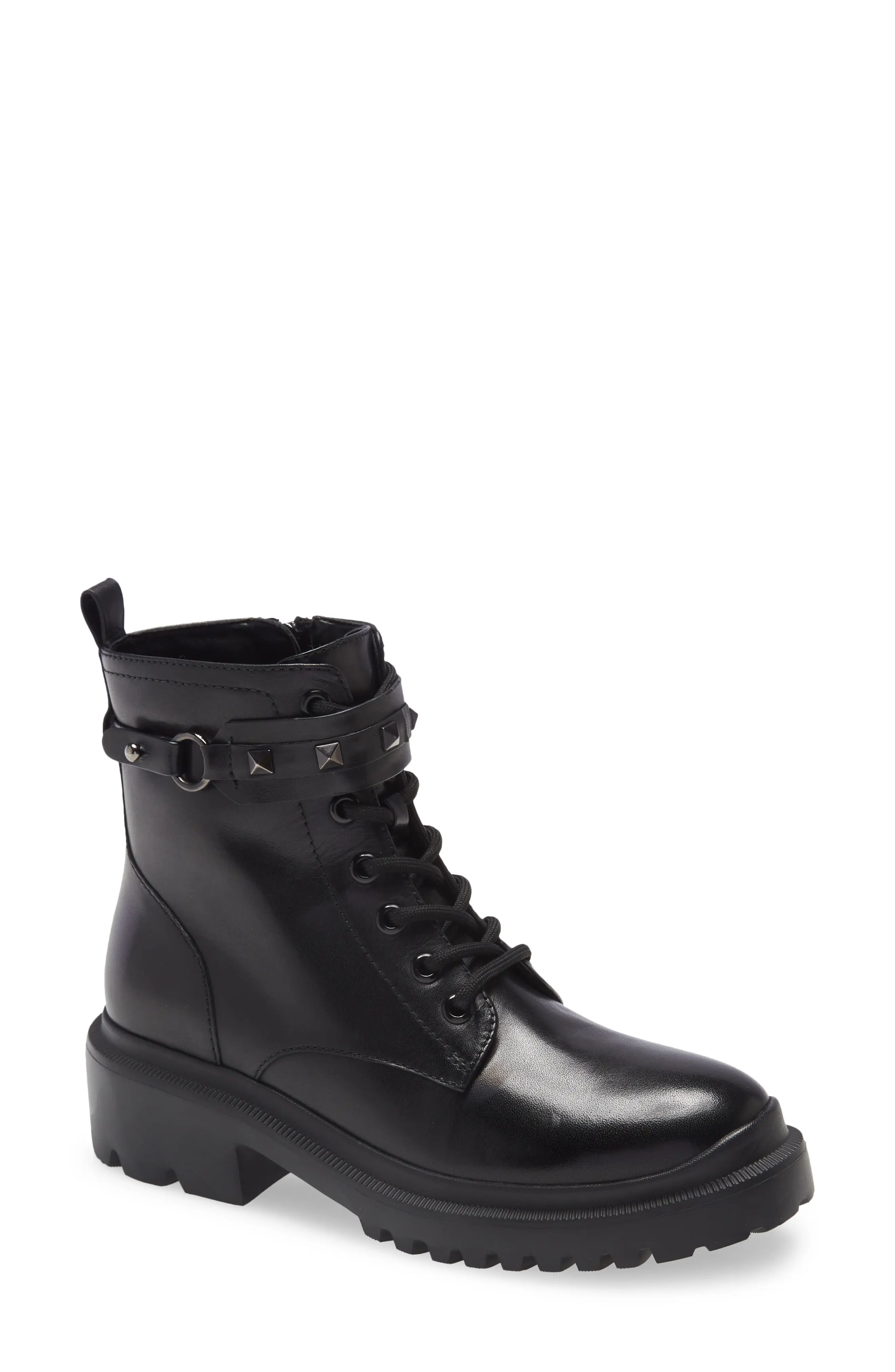 Blondo Cecilia Waterproof Boot, Size 9 in Black Leather at Nordstrom | Nordstrom