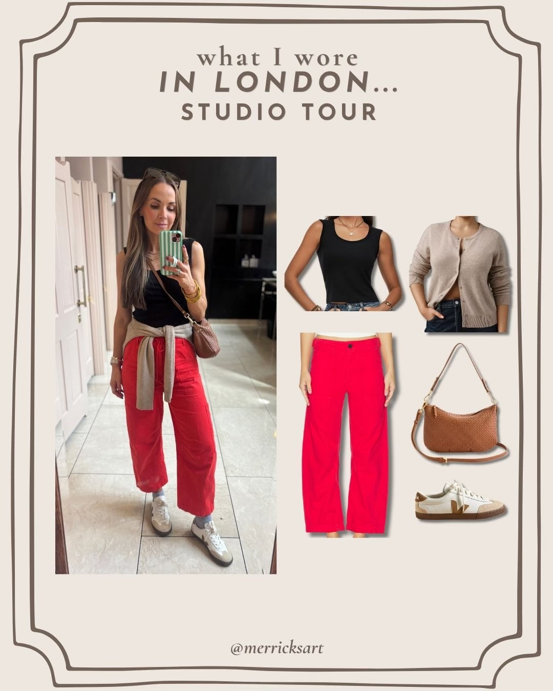 What I wore in London! 
Love a pop of color and my tank is only $14 today! I own in multiple colors, get your true size

#LTKootd #LTKTravel
