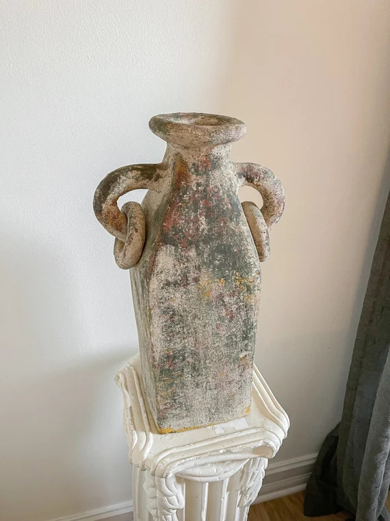 Vintage Clay Vessel / Jug / Olive Jar | Etsy | Etsy (US)