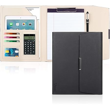 Clipboard Folder A4 Conference Folder Portfolio Folder A4 for Legal Pad, Faux Leather A4 Folder W... | Amazon (UK)