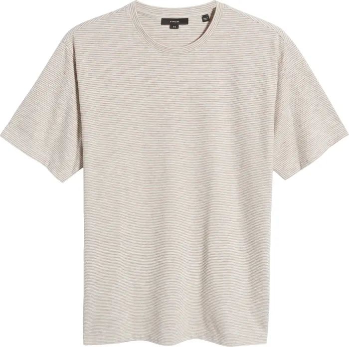 Pinstripe Crewneck T-Shirt | Nordstrom