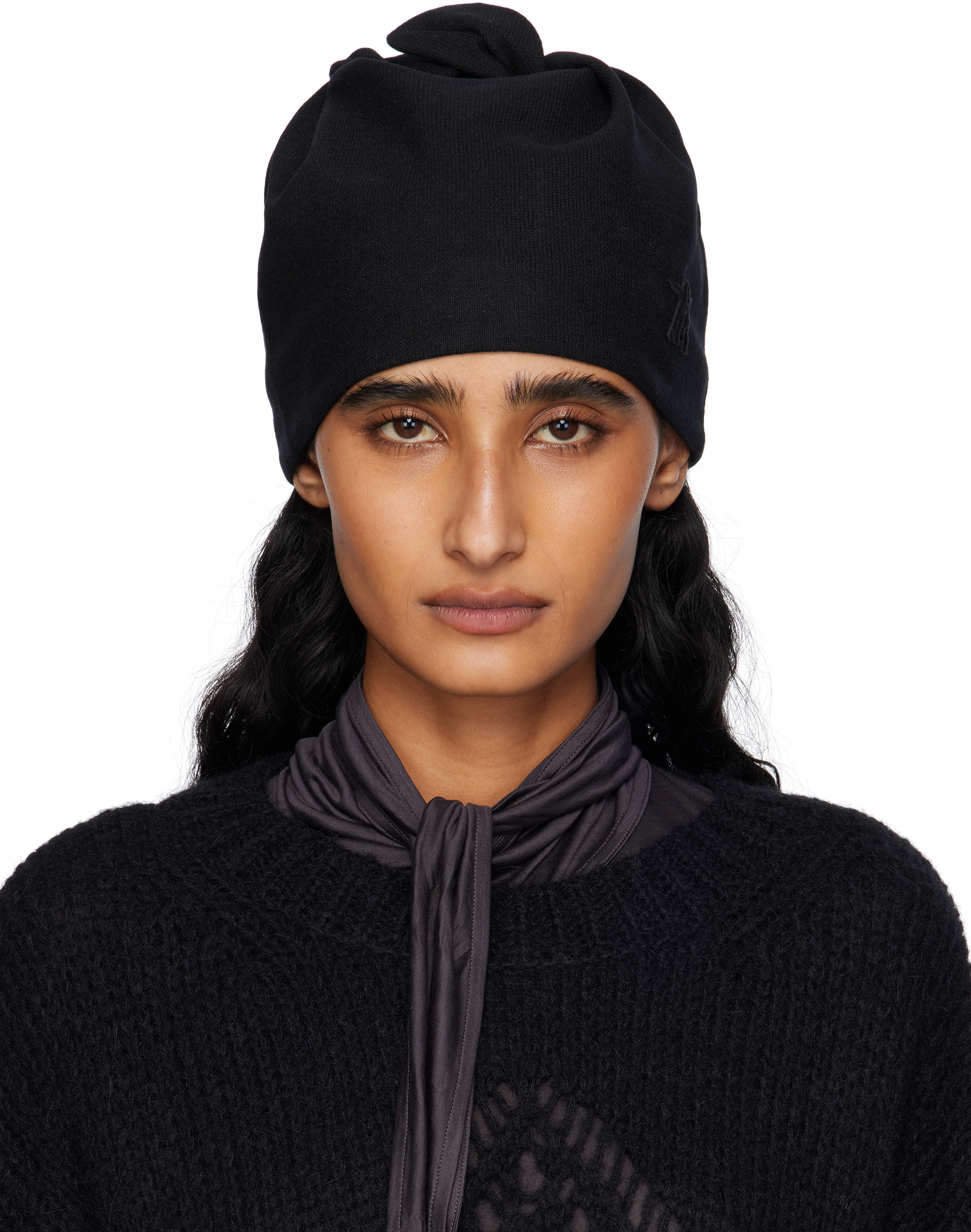 OPEN YY Black Wire Beanie | SSENSE