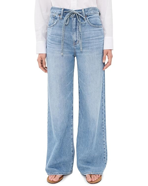 Madewell Women's The Ultimate Wide-Leg Jean in Airy Denim in Raebrook Wash | Amazon (US)