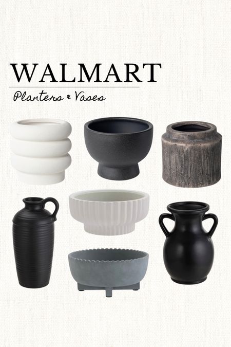 Walmart vases and planters under $15

#LTKunder50 #LTKhome #LTKstyletip