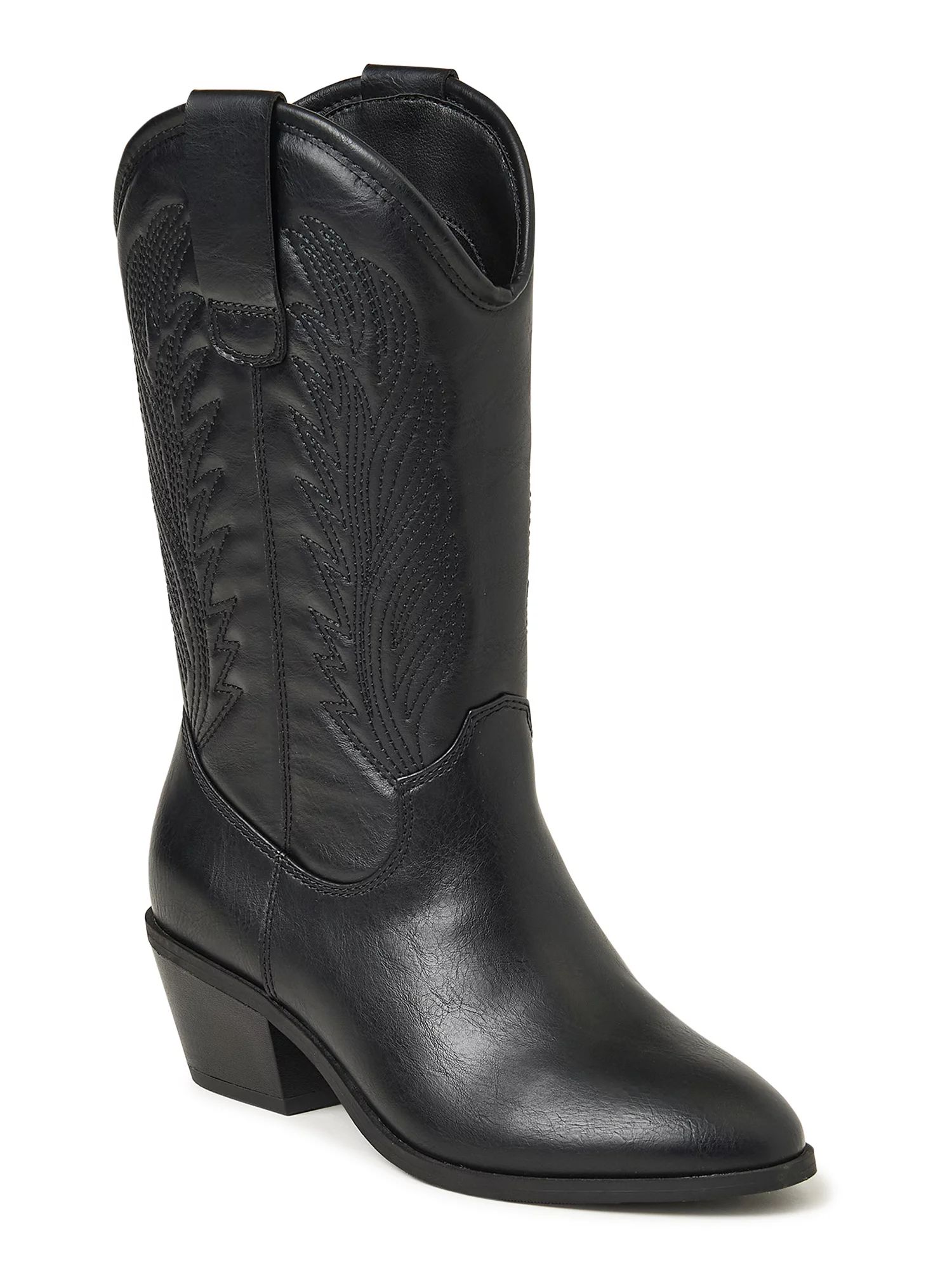 Time and Tru Women’s Cowboy Boots | Walmart (US)