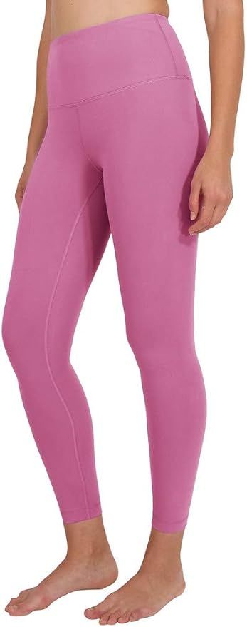 90 Degree By Reflex Ankle Length High Waist Power Flex Leggings - 7/8 Tummy Control Yoga Pants | Amazon (US)