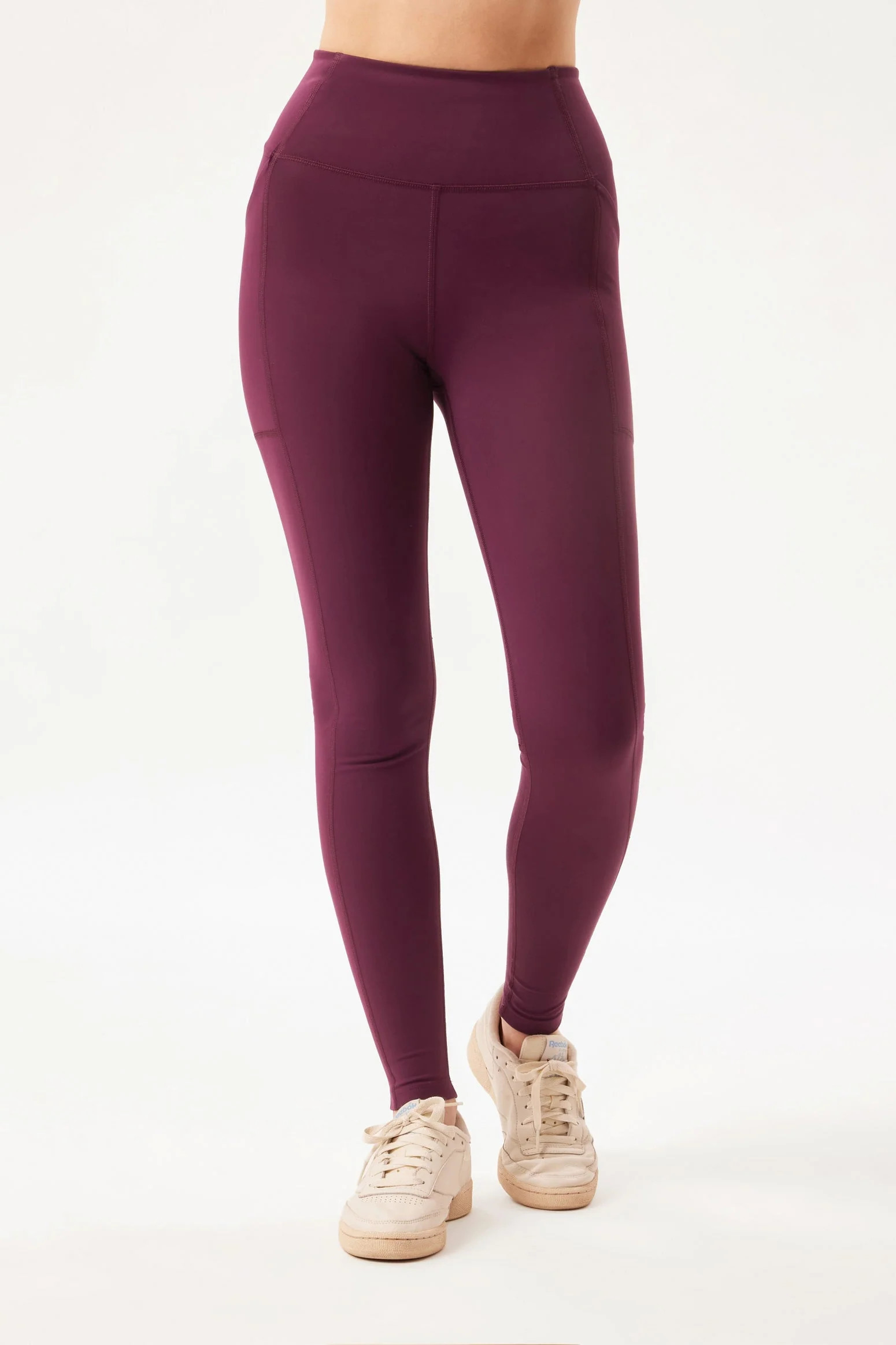 Plum Compressive Pocket Legging | Girlfriend Collective