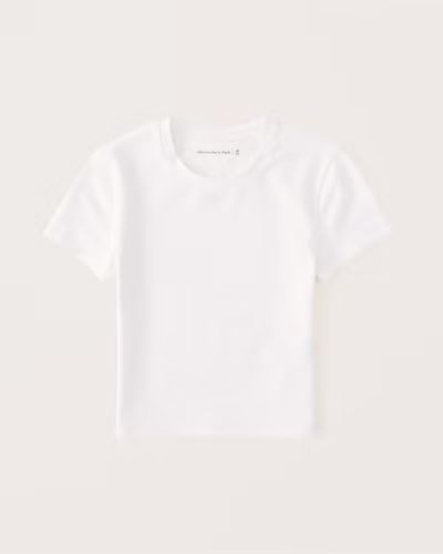 Women's Cotton Seamless Fabric Essential Tee | Women's Tops | Abercrombie.com | Abercrombie & Fitch (US)