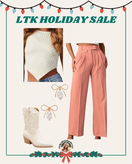 Just a few weeks away from the LTK Holiday Sale!! 
Gonna be posting everything I’m loving from participating brands!! The main ones I’ll be sharing are VICI and elf!! The styled collection, urban outfitters, Madewell and Neiwai are also participating but I don’t really shop those!! 
The holiday sale is November 9-12!! I’ll also make a collection of posts for the Holiday Sale as well!!🤍❤️💚 

#vici #top #sweatertank #tank #sweater  #fall #style #bottoms #workpant #pants #booties #workwear  

#LTKfindsunder50 #LTKworkwear #LTKHolidaySale