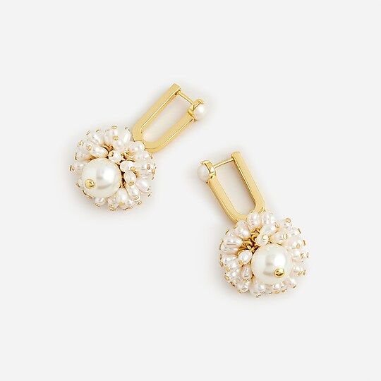 Cluster pearl earrings | J.Crew US
