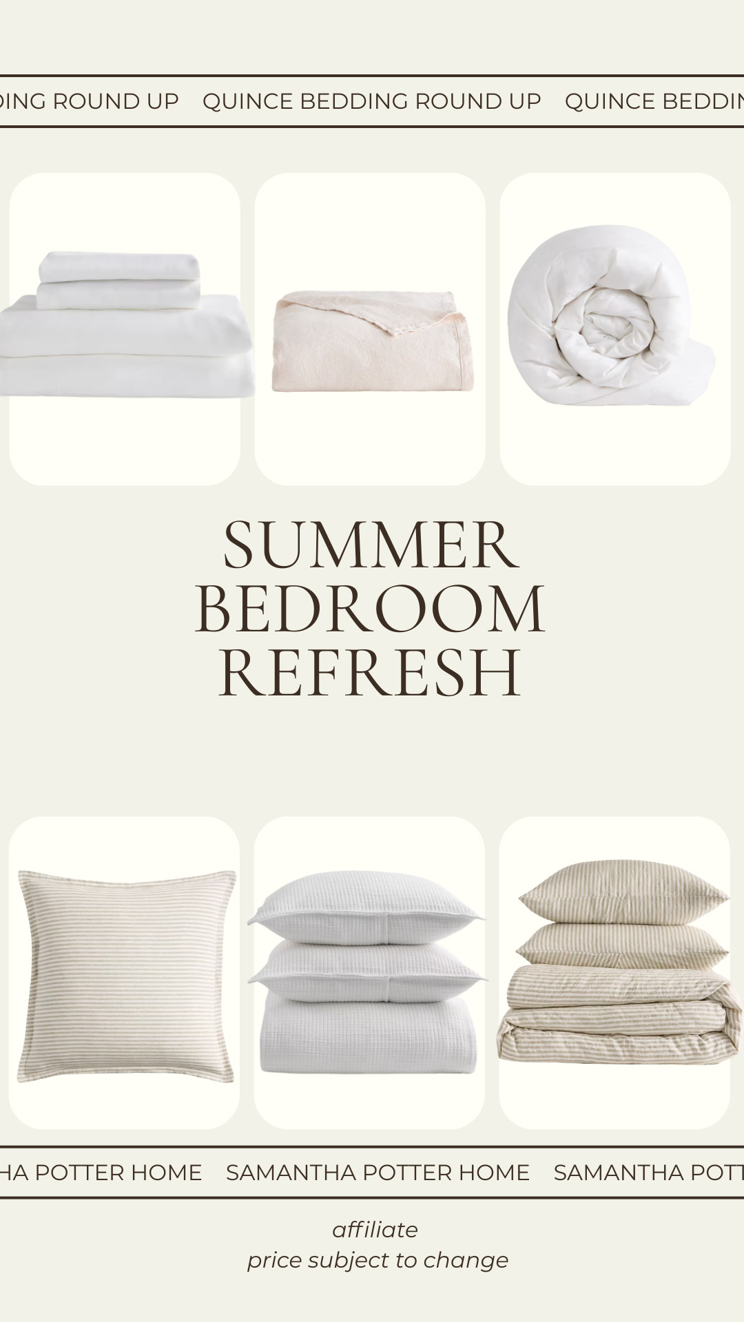 Quince Summer Bedroom Refresh - neutral edit 

 #LTKcanada #LTKsummer #LTKhome