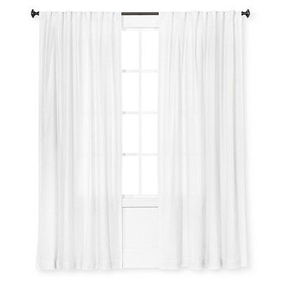 Linen Look Curtain Panel - Threshold™ | Target
