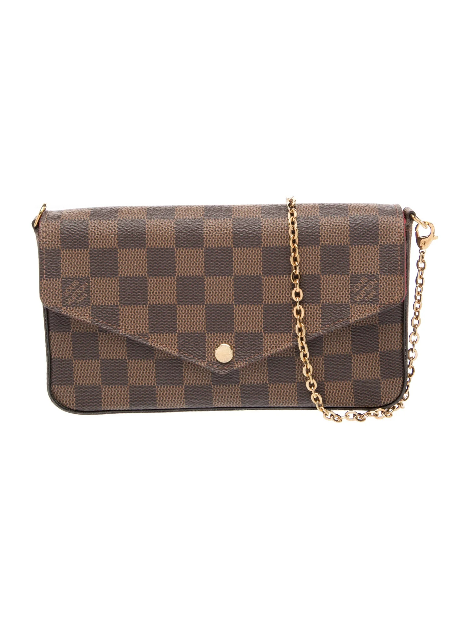 Louis Vuitton Damier Ebene Pochette Félicie Small - Brown Crossbody Bags, Handbags - LOU1231500 ... | The RealReal