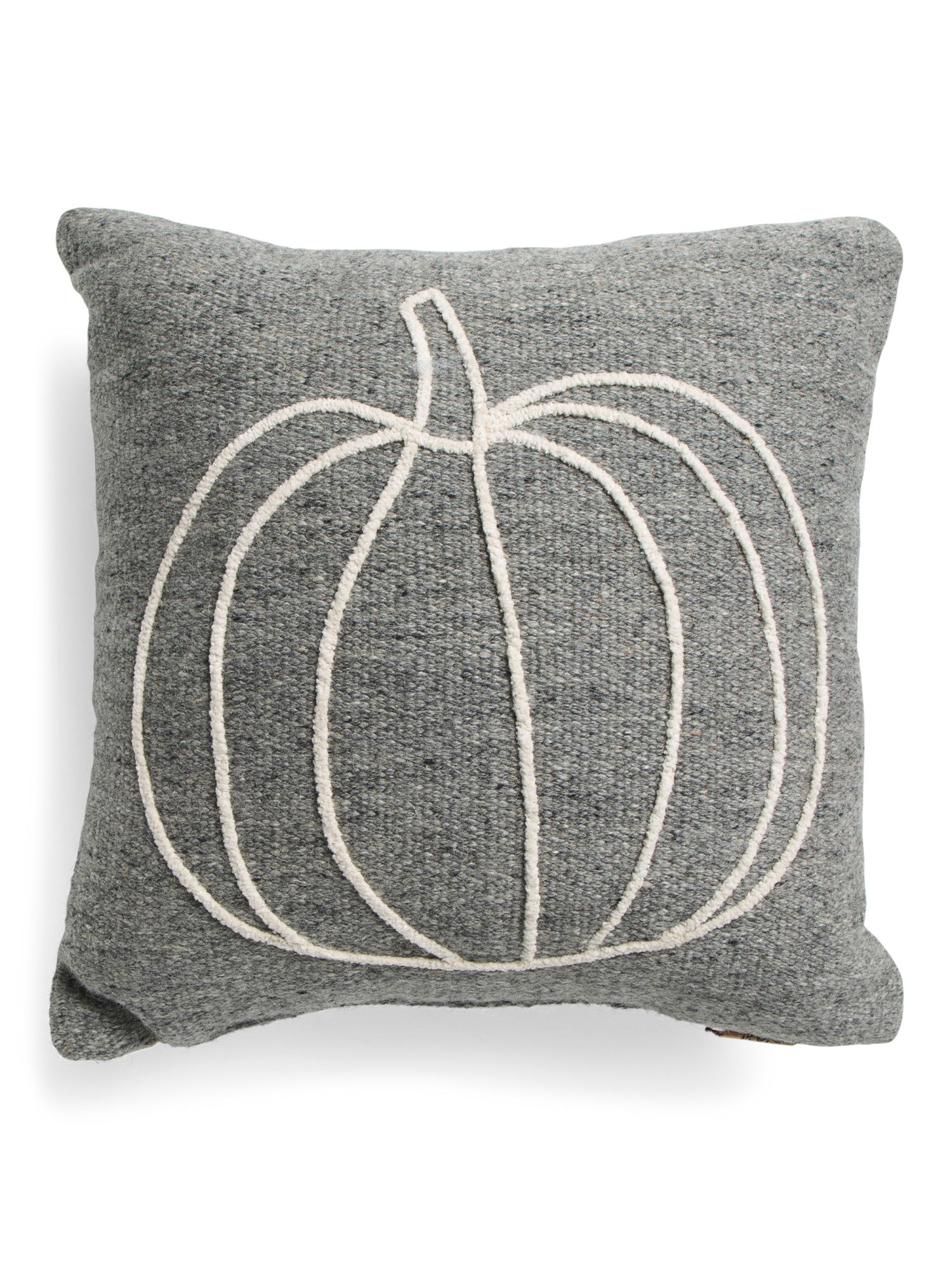 20x20 Wool Blend Textured Down Home Pumpkin Pillow | Throw Pillows | Marshalls | Marshalls