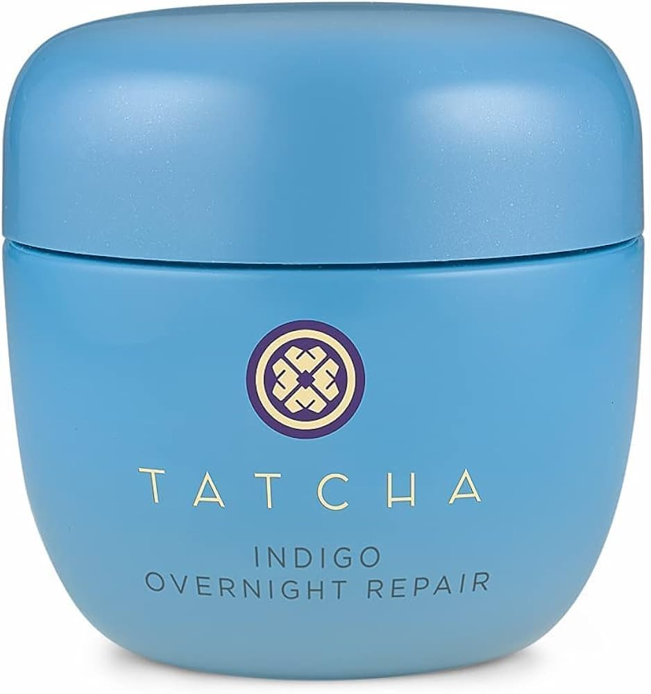 TATCHA Indigo Overnight Repair | Face Cream & Serum Treatment, Fragrance Free Night Cream, 50 ml ... | Amazon (US)