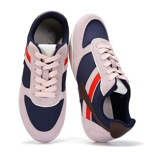 Project Cloud Sneakers for Women – Lace Up Shoes for Women with Memory Foam Insole – Lightweight & Non Slip Womens Sneakers – Perfect Womens Casual Shoes (HOLY, PINKCOMBO, 8.5) | Amazon (US)