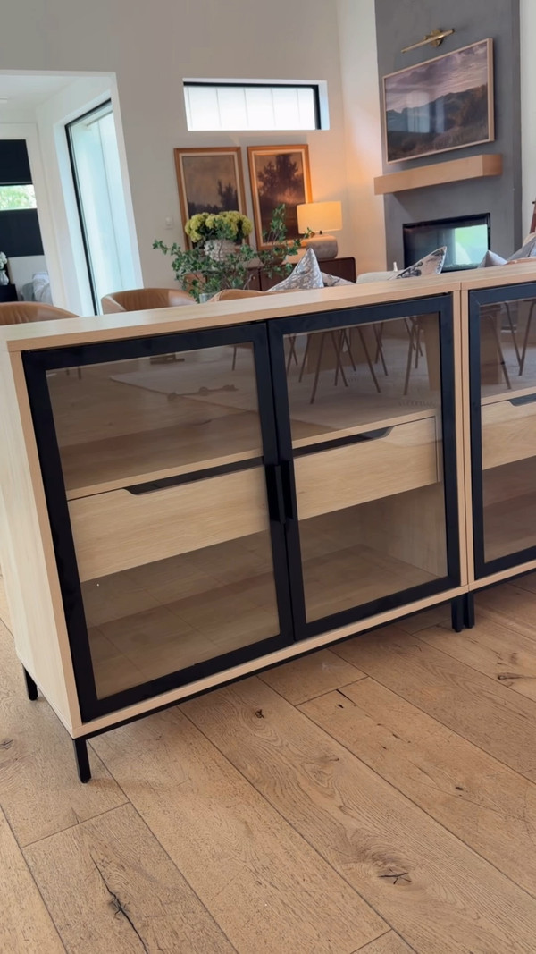 Added some new storage pieces and I’m so impressed the Leah cabinet, Mackenna…