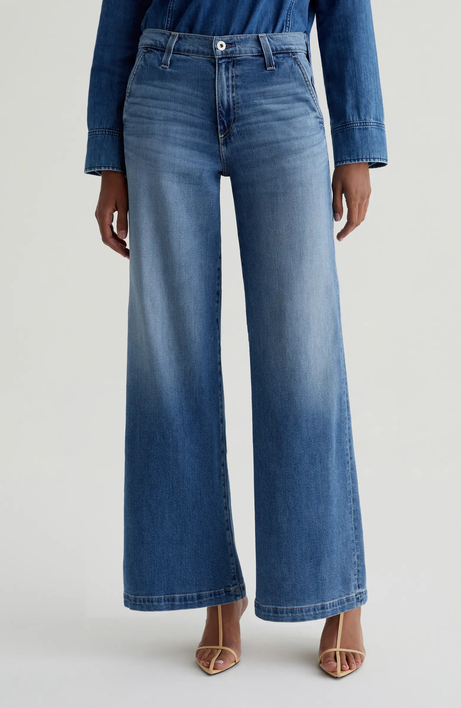 AG Stella Low Slung Palazzo Jeans | Nordstrom | Nordstrom