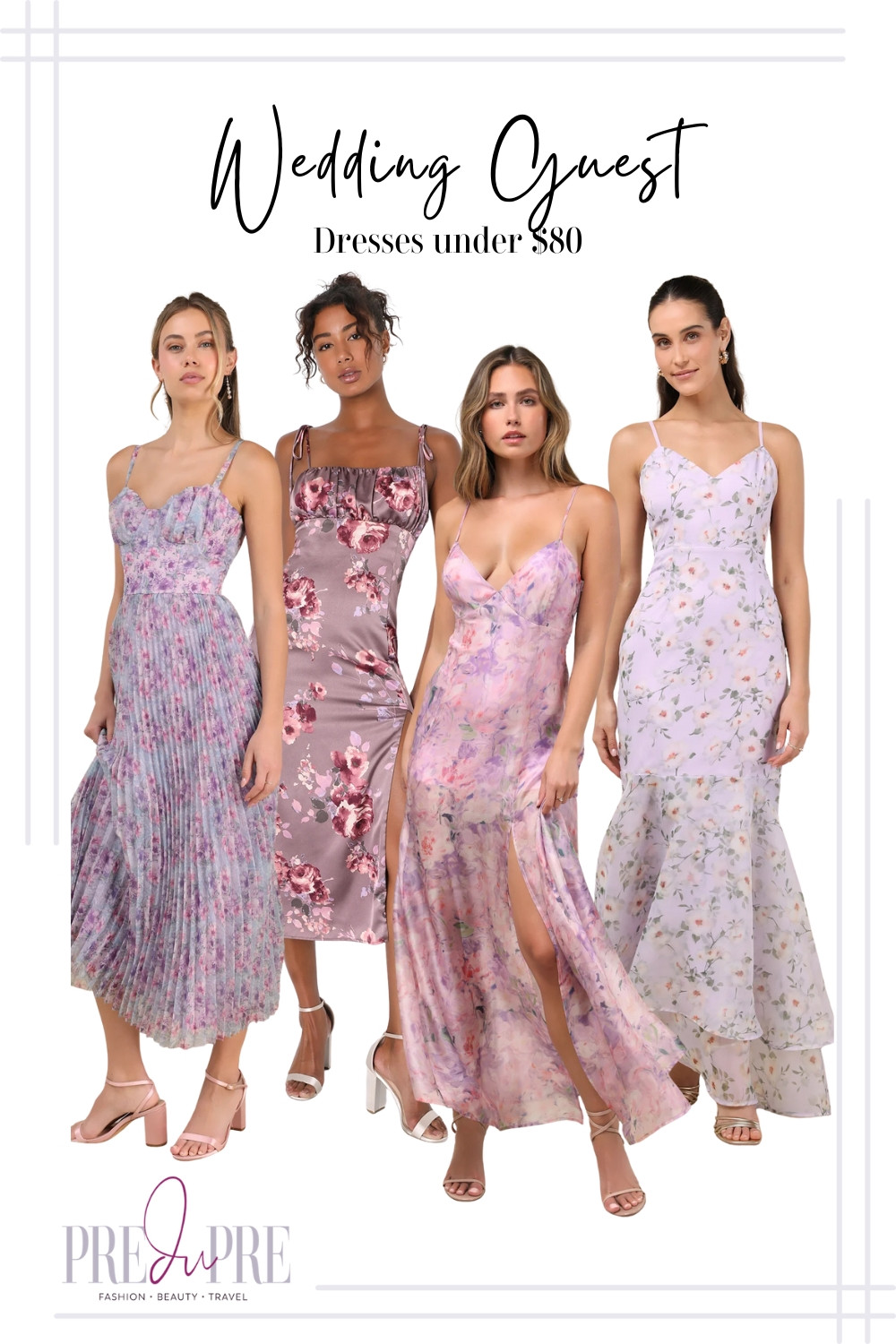 Look effortlessly chic at your next wedding with these stunning guest dresses, all under $80! From romantic florals to elegant pleats, I've rounded up the best budget-friendly options to help you find the perfect outfit. Tap the link in my bio to shop these looks and more. #weddingguest #weddingguestdress #affordablefashion #floralprint #summerwedding #weddingseason #styleinspo #predupre 

 #LTKParties #LTKFindsUnder100 #LTKWedding