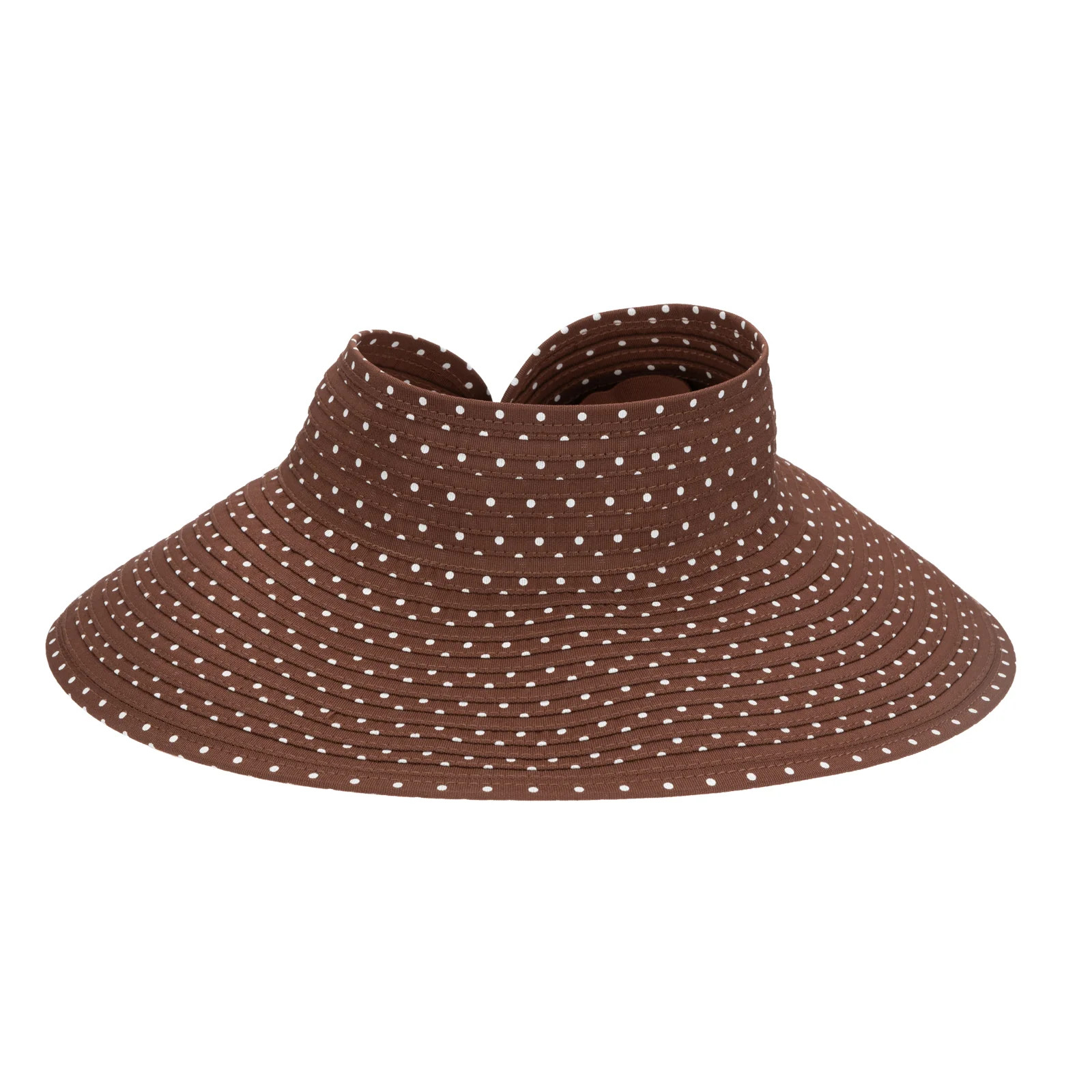 Dot - Polka Dot Roll Up Visor | San Diego Hat Company