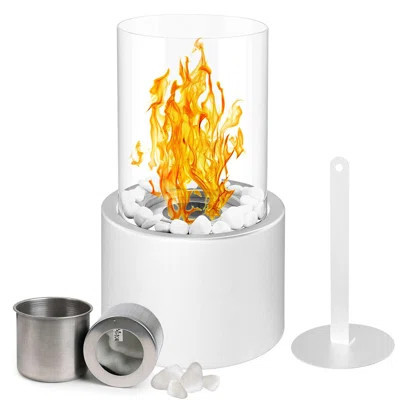 Tabletop Fire Pit Bowl Mini Portable Ethanol Table Top Fireplaces for Indoor Outdoor | Wayfair North America