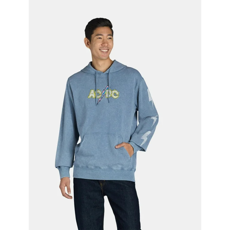 AC/DC Men's Graphic Hoodie with Long Sleeves, Size XS-3XL | Walmart (US)