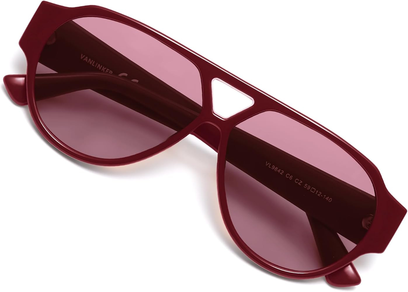 VANLINKER Retro Aviator Polarized Sunglasses for Women Men Classic Vintage 70s Trendy Sun Glasses... | Amazon (US)