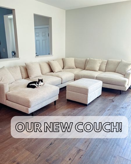 Our new sectional couch! Color only available in stores. 

Macy’s furniture, beige couch, living room 

#LTKfamily #LTKSeasonal #LTKhome