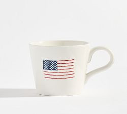 American Flag Stoneware Mug | Pottery Barn (US)