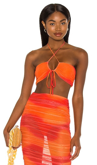 Kelly Top in Orange Tie Dye | Revolve Clothing (Global)
