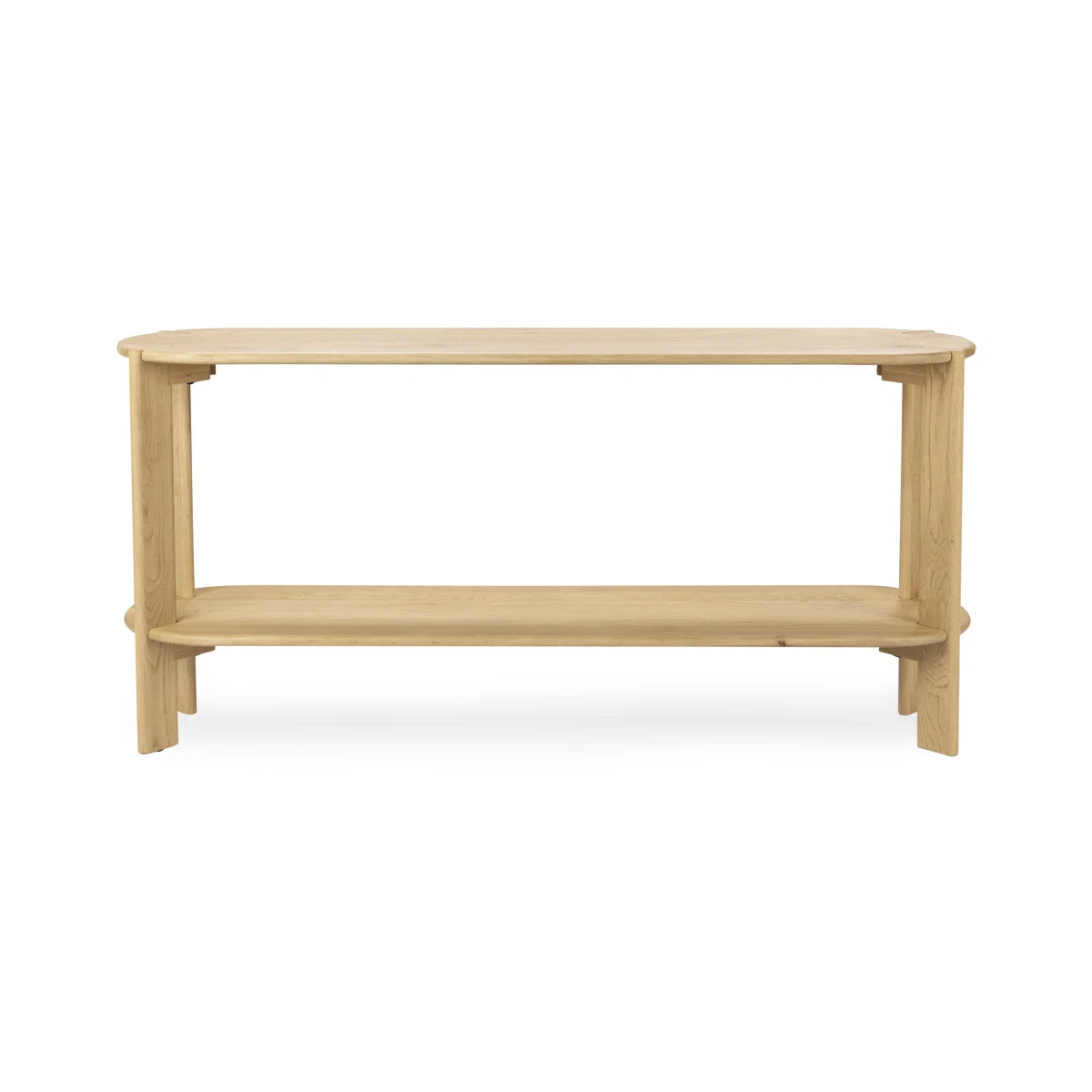 Kering Oak Wood Oval Console Table | Wayfair North America