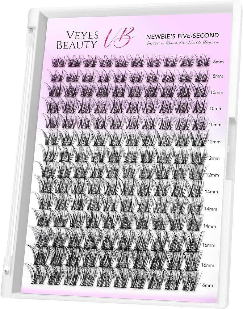 LuxeBold Cluster Lashes Individual Lash Extensions Newbie's Five-Second DIY Dramatic Volume Eyela... | Amazon (US)