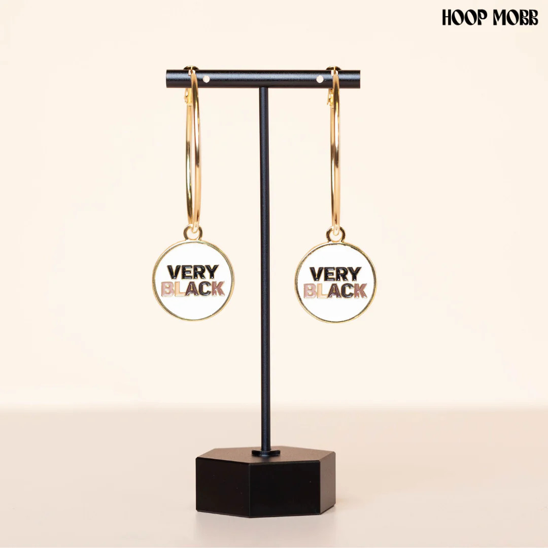 VERY BLACK MOBB CHARMS™ SET | hoopmobb