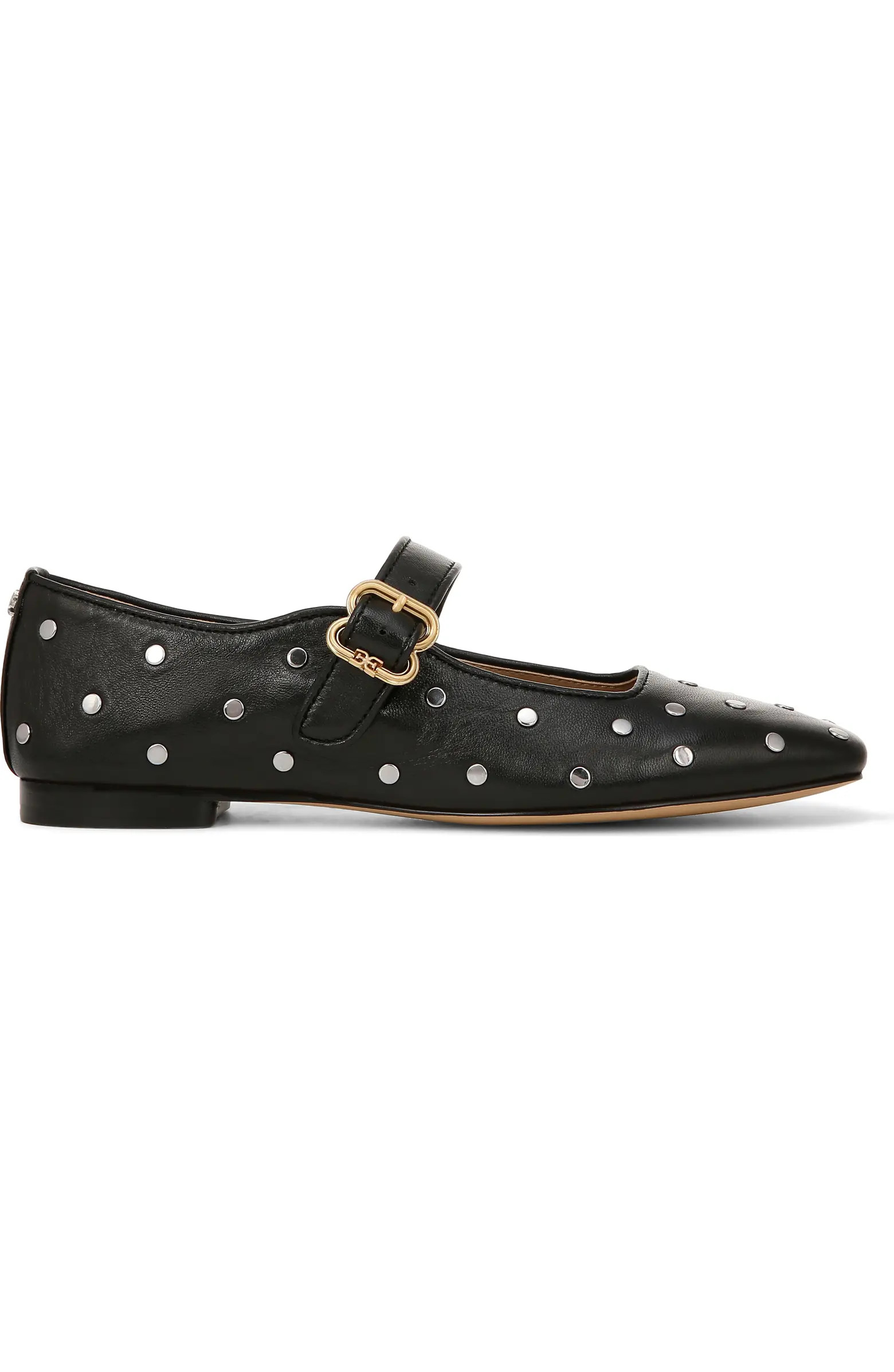 Michaela Stud Mary Jane Flat (Women) | Nordstrom
