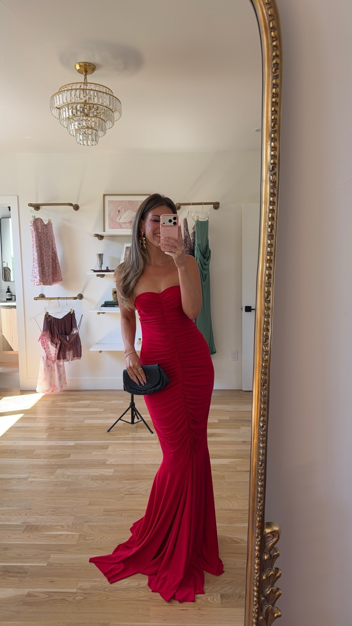 red strapless mermaid style with a ruched bodice and fitted, flared skirt summer wedding guest dress for every girl 💍

I’m 5’4” & wearing my usual smalls/2

summer wedding guest dresses, wedding guest dresses, cocktail dresses, semi-formal dresses, black tie wedding guest dresses, destination wedding guest dresses, garden party dresses, wedding guest outfit ideas, fall dresses, autumn dress

#LTKgrwm #LTKWedding #LTKootd