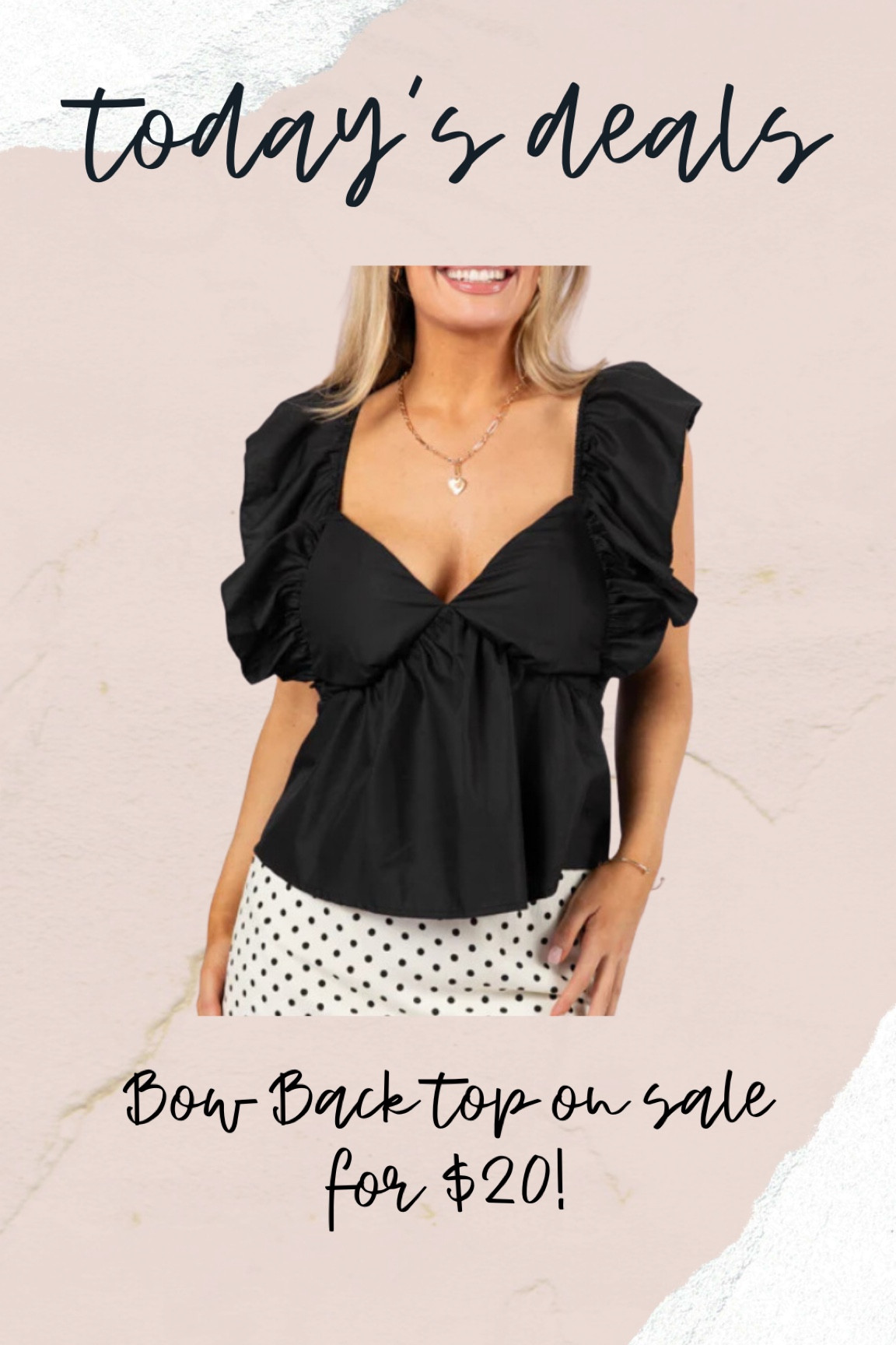 Peplum top, bow back top, pink lily boutique 

#LTKSaleAlert #LTKFindsUnder50 #LTKStyleTip