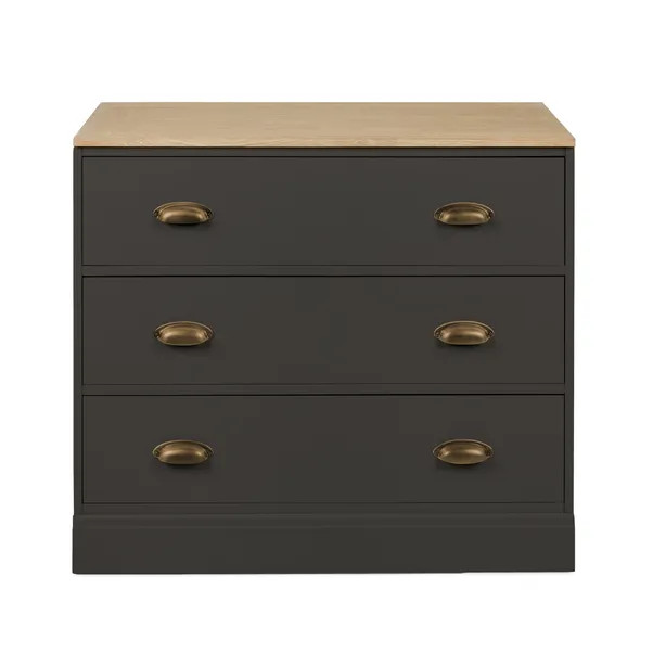 Churchgate Graphite 3 Drawer Base Unit | Dunelm (migrated)