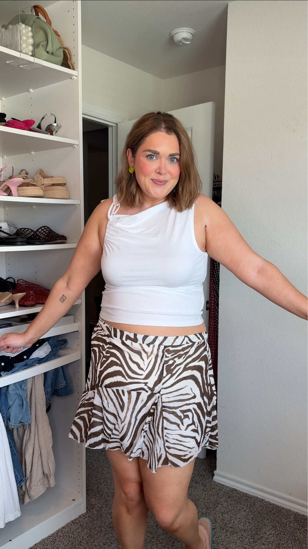 Under $30 summer Walmart outfit wearing xl in everything! #walmartcreator

#LTKPlusSize #LTKMidsize